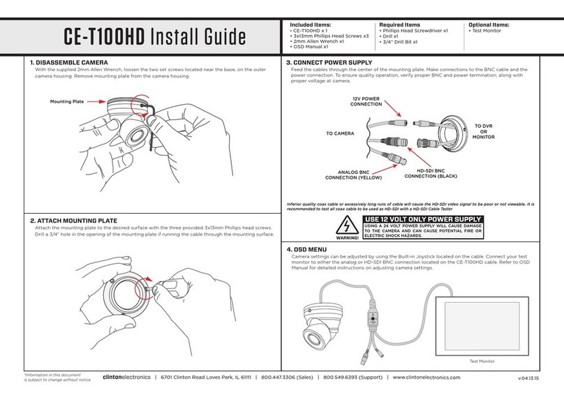 Clinton Electronics CE-T100HD User manual