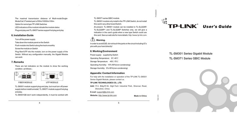 TP-Link TL-SM301U user guide