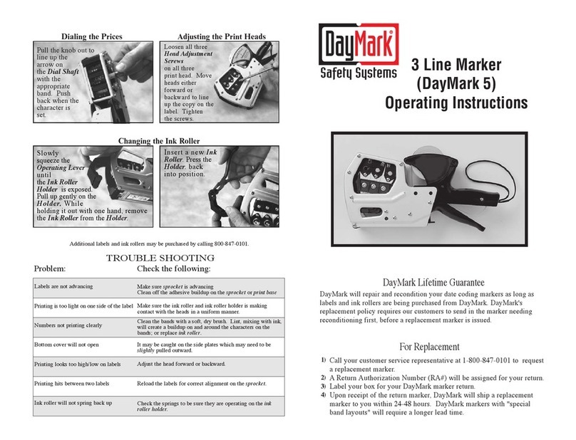 DayMark 5 operating instructions