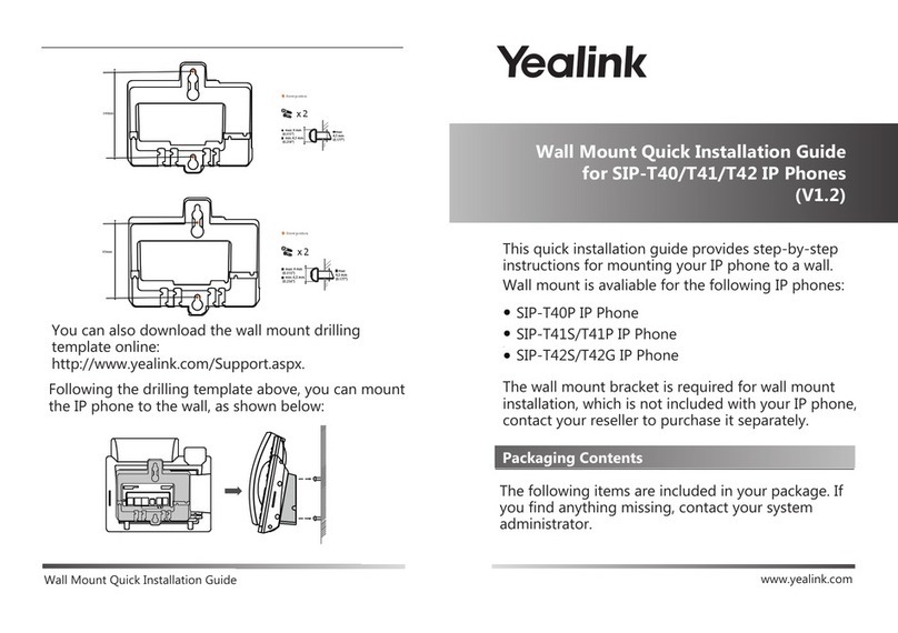 Yealink SIP-T40P User manual