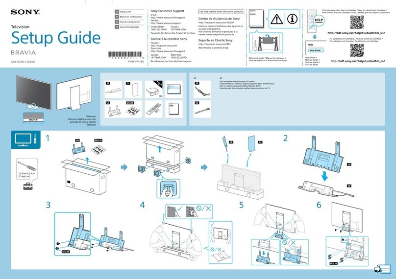 Sony Bravia XBR-75Z9D User manual