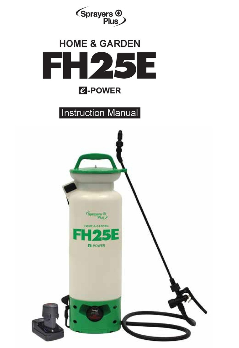 Sprayers Plus FH25E instruction manual