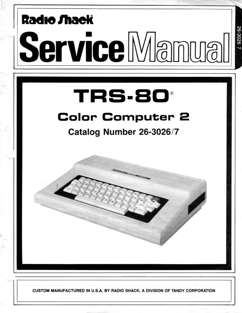 Radio Shack TRS-80 User manual