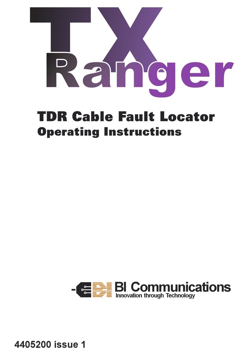 BI COMMUNICATIONS TX RANGER operating instructions BI COMMUNICATIONS TX RANGER operating instructions