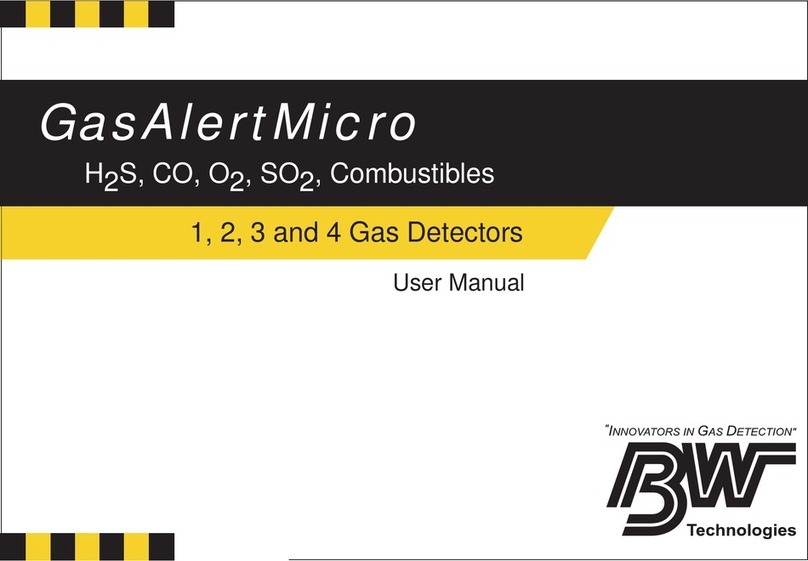 BW Technologies GasAlertMicro 3 user manual