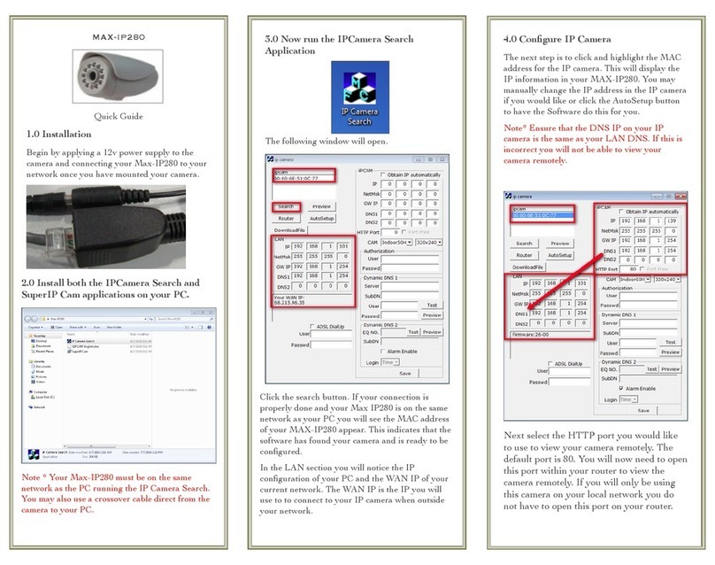 CCTVCO MAX-IP280 quick guide