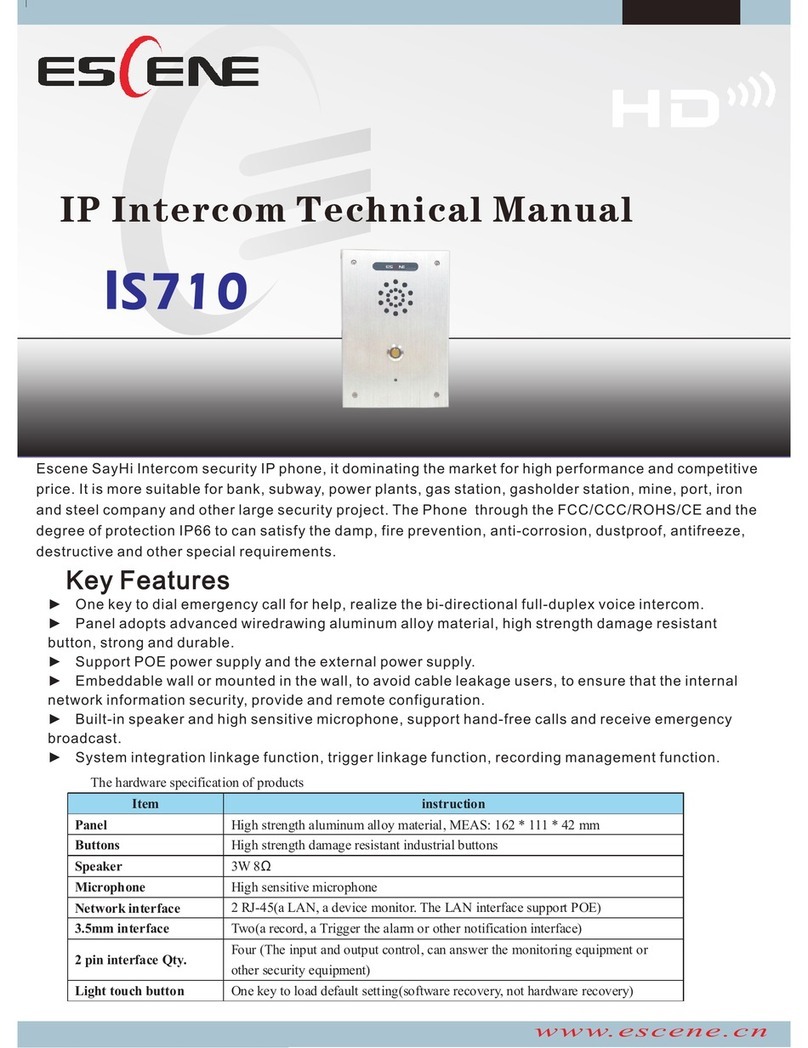 Escene IS710 User manual