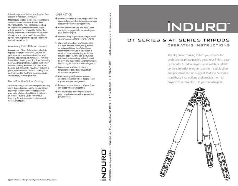 Induro AT-SERIES User manual