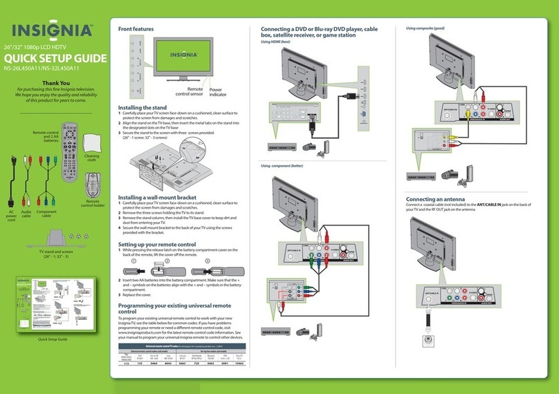 Insignia NS-26L450A11 User manual