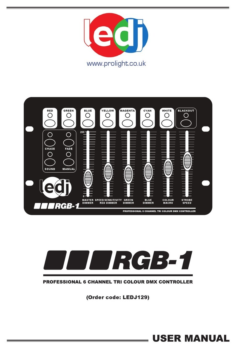 Ledj RGB-1 User manual
