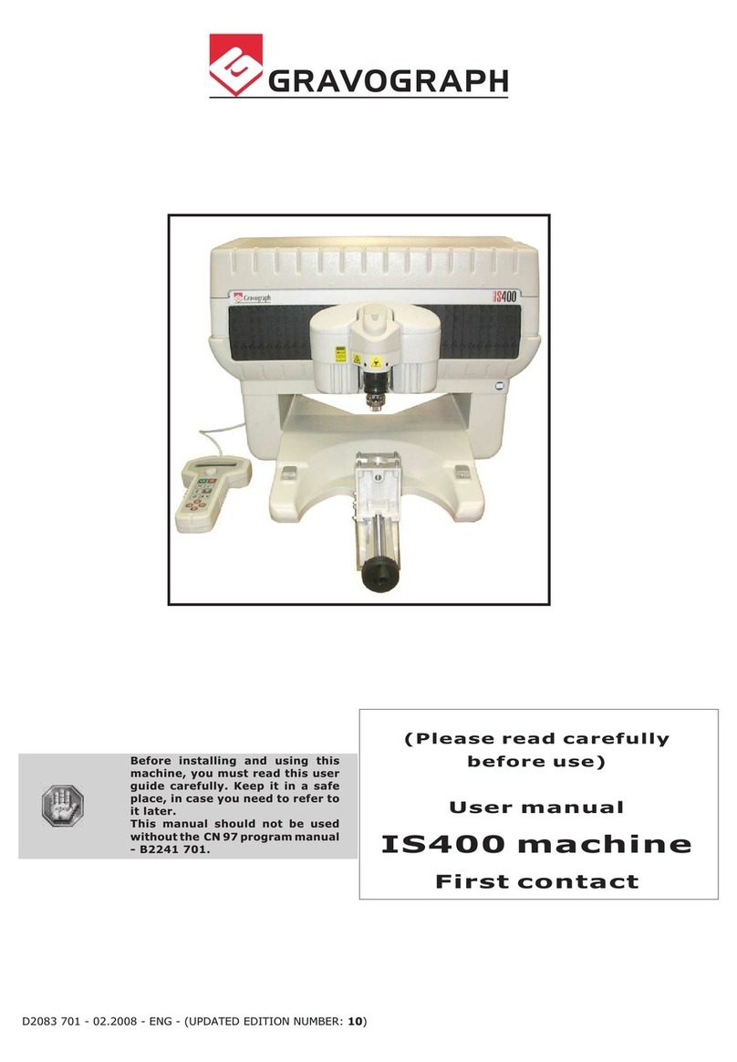 GRAVOGRAPH IS400 User manual