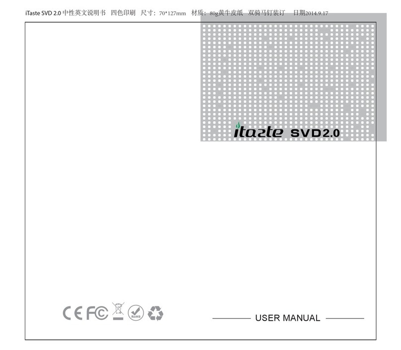 Innokin iTaste SVD 2.0 User manual Innokin iTaste SVD 2.0 User manual