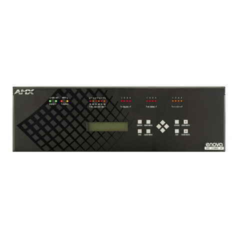 AMX Enova DVX-2110HD-SP quick start guide