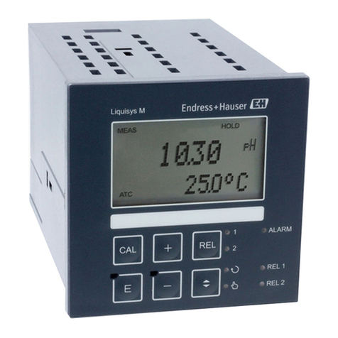 Endress+Hauser Liquisys M CPM253 User manual