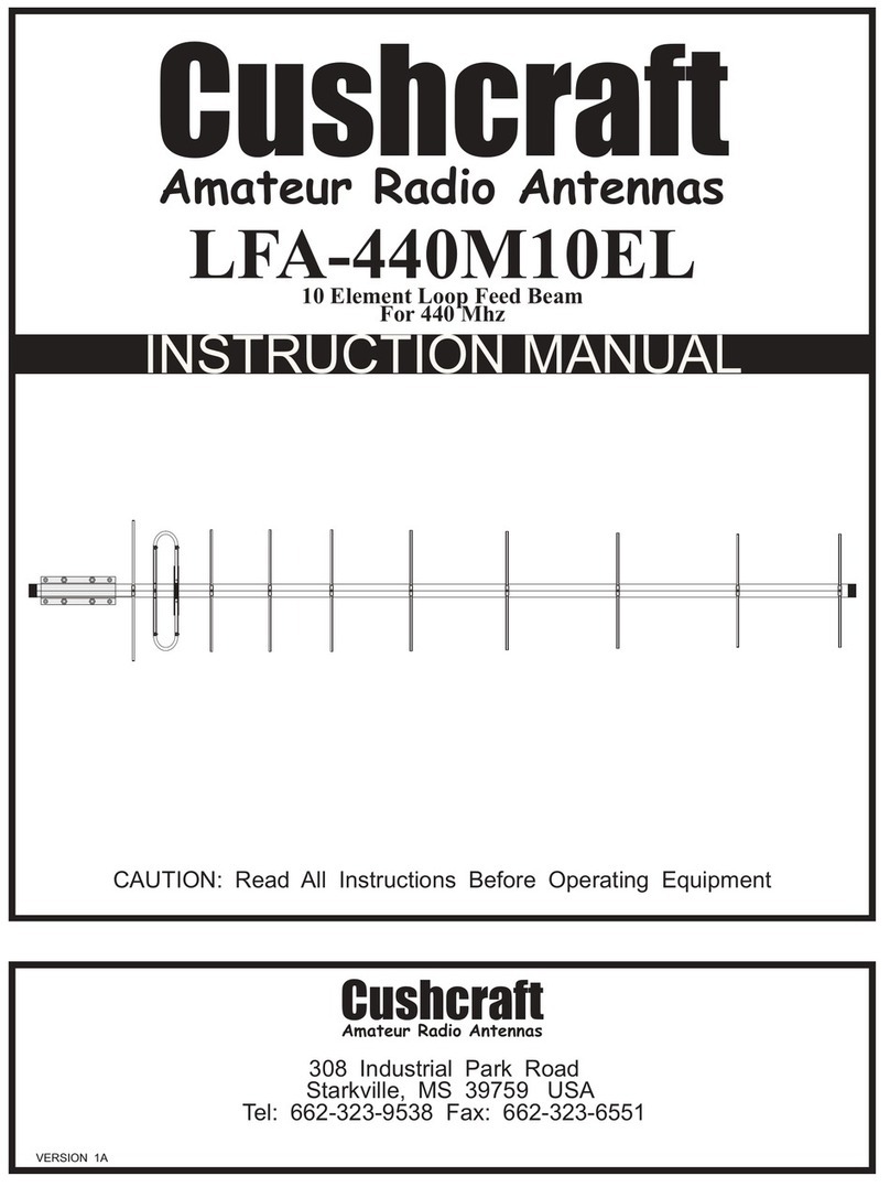 CUSHCRAFT LFA-440M10EL User manual CUSHCRAFT LFA-440M10EL User manual