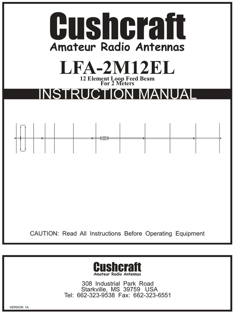 CUSHCRAFT LFA-2M12EL User manual CUSHCRAFT LFA-2M12EL User manual