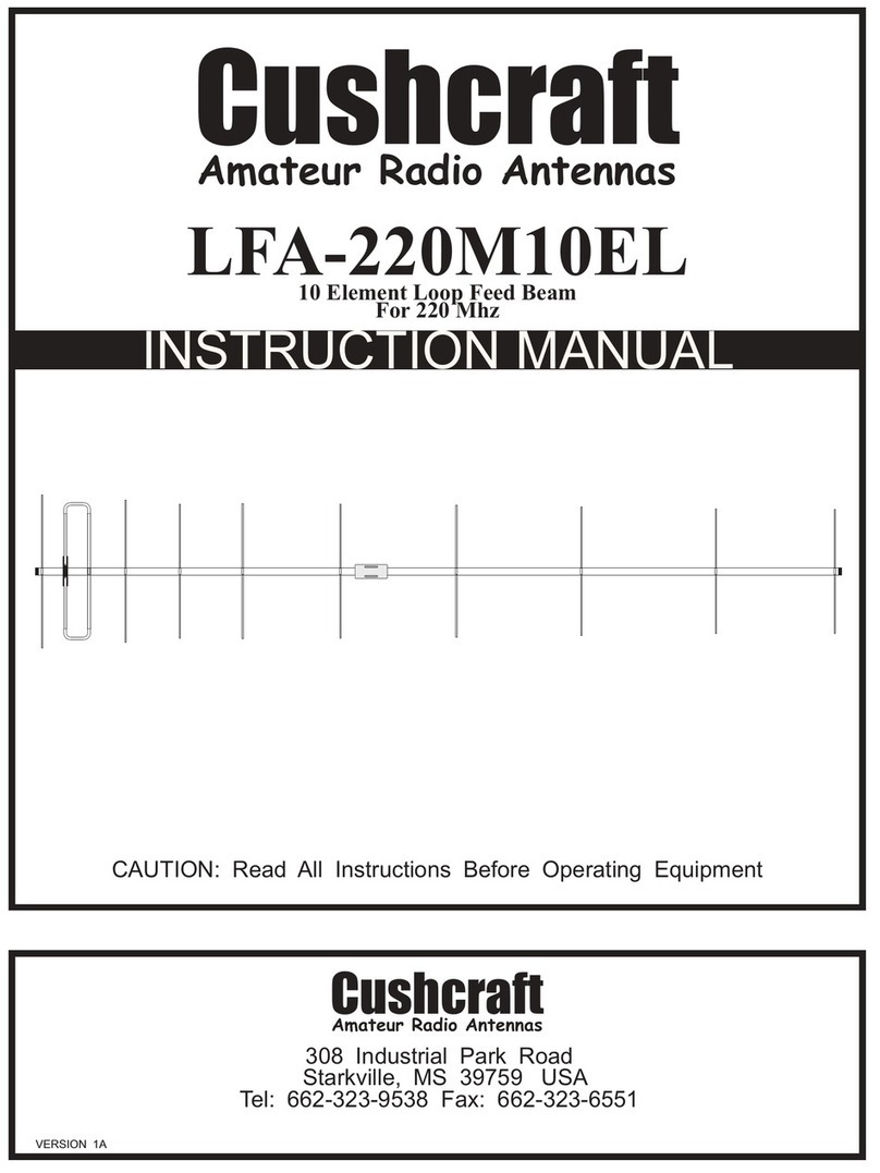 CUSHCRAFT LFA-220M10EL User manual CUSHCRAFT LFA-220M10EL User manual