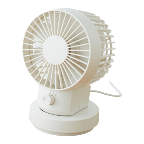 Muji USB Desk fan user guide