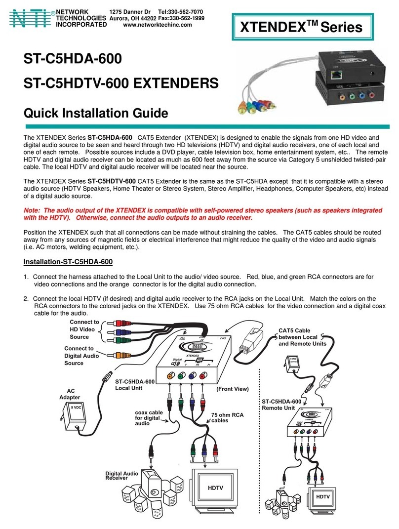 NTI ST-C5HDA-600 User manual