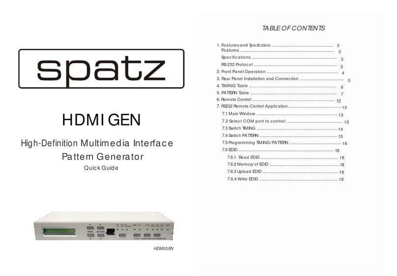 Spatz HDMIGEN quick guide