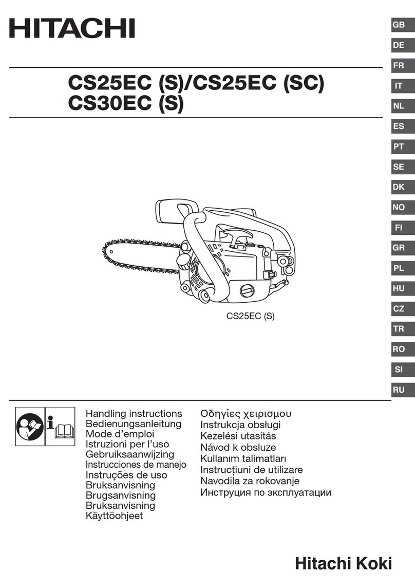 Hitachi Koki CS25EC User manual