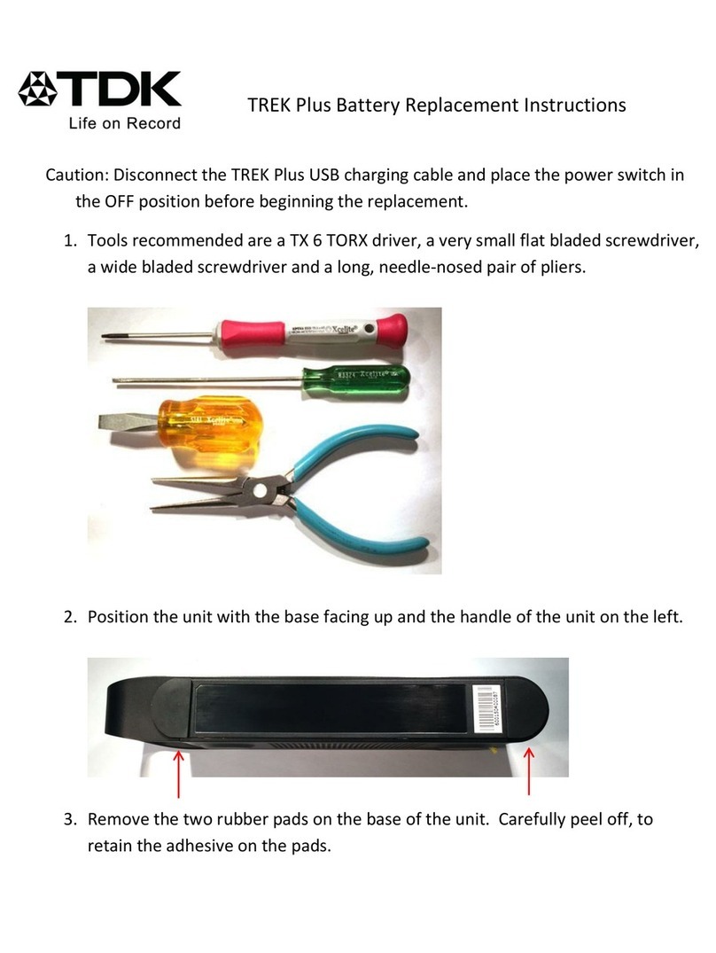 TDK TREK Plus A28 User manual
