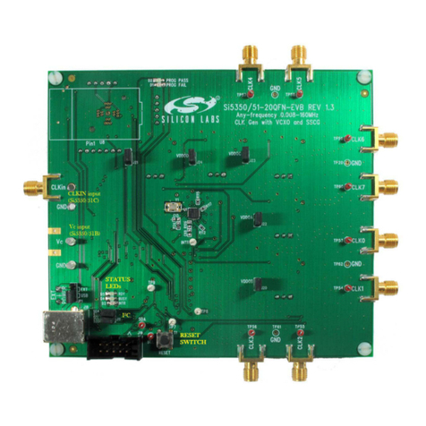 Silicon Laboratories Si5350/51-B20QFN-EVB User manual
