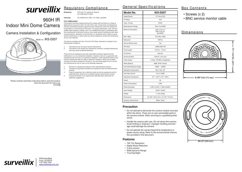 Surveillix IKS-D207 Installation/configuration