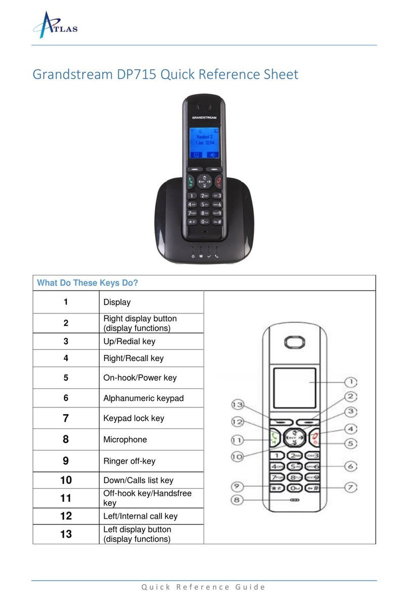 Grandstream Networks DP715 User manual