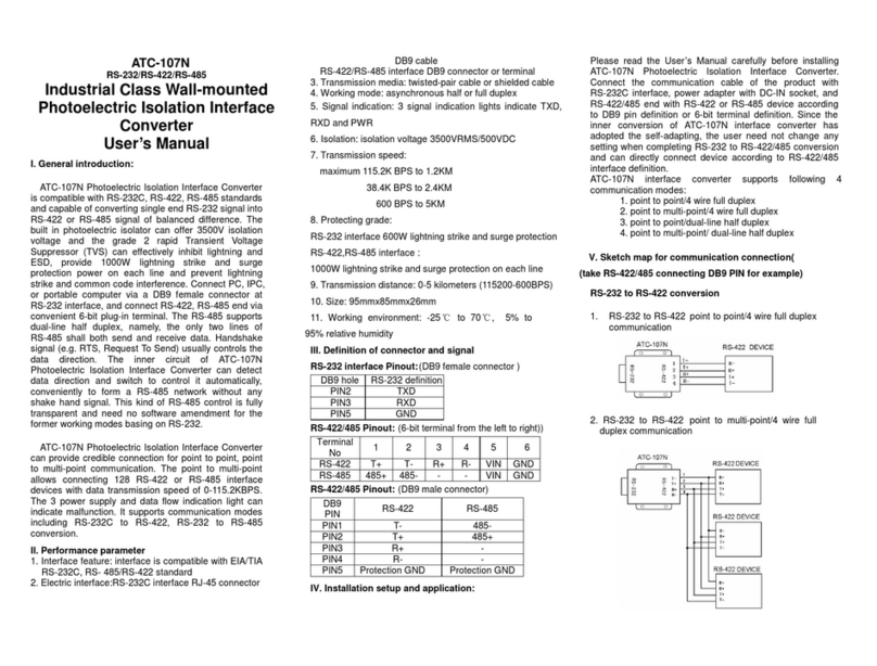 ATC ATC-107N user manual