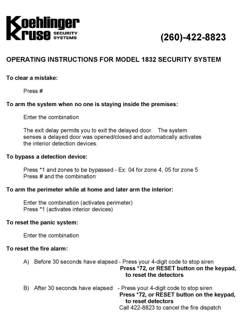 Koehlinger Kruse 1832 operating instructions