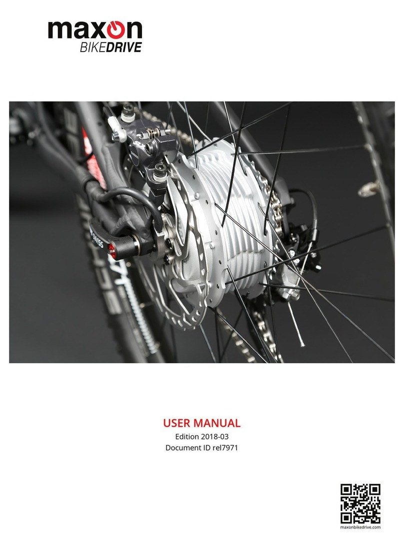 Maxon BIKEDRIVE MX25 user manual