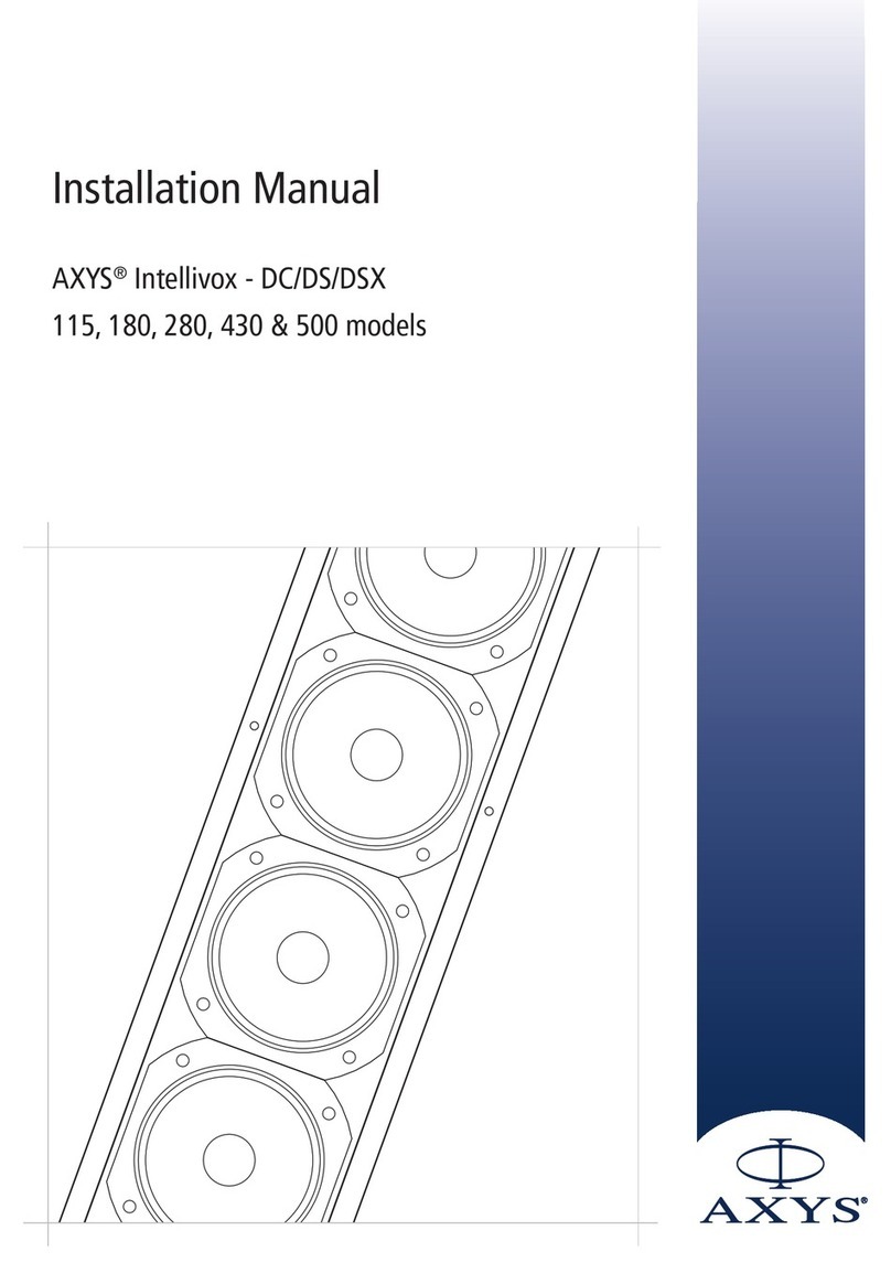 AXYS Intellivox-DC115 installation manual
