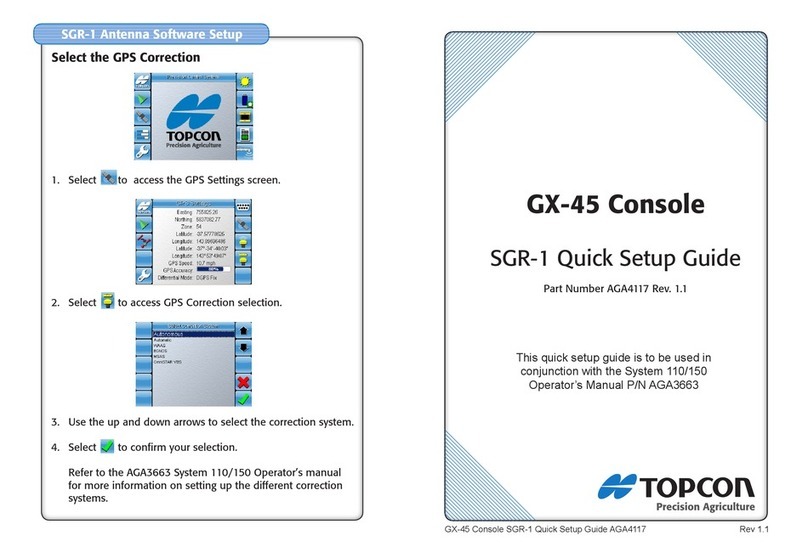 Topcon SGR-1 Quick setup guide