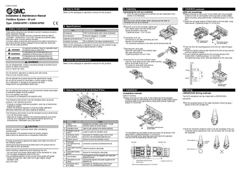 SMC Networks EX600-SPR1 Instruction Manual