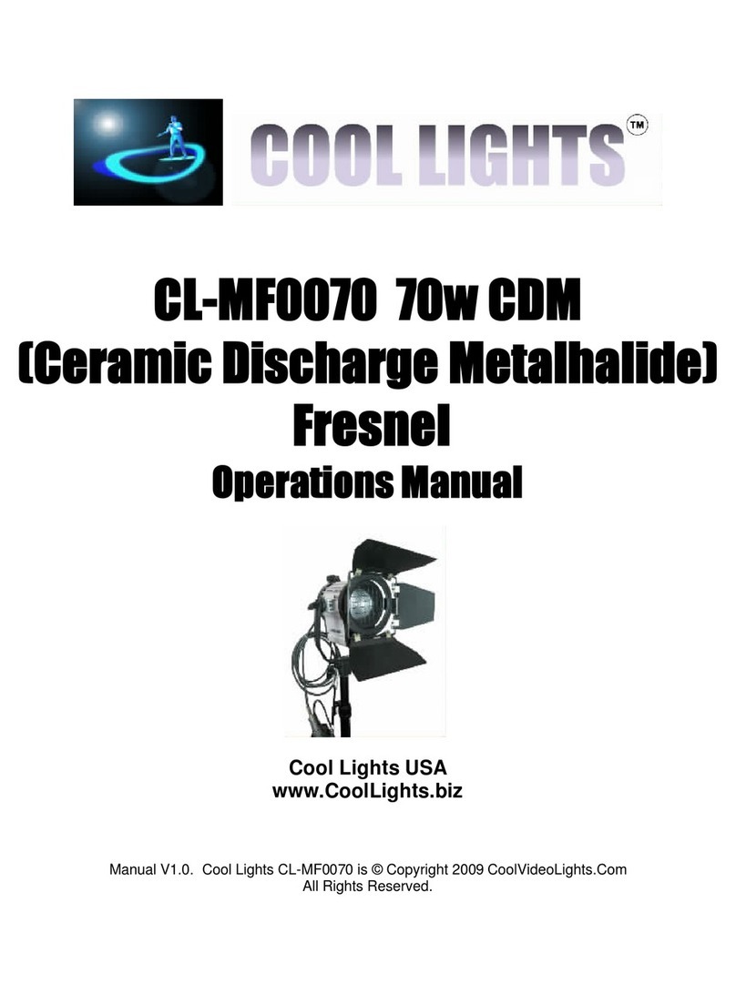 Cool lights CL-MF0070 Operation manual