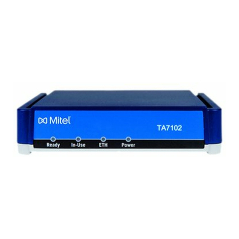 Mitel TA7102 User manual