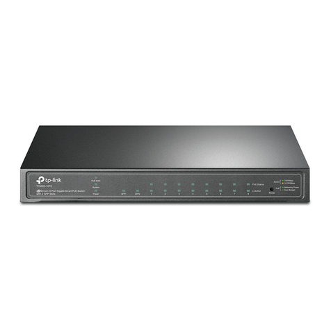 TP-Link JetStream T1500G-10PS User manual