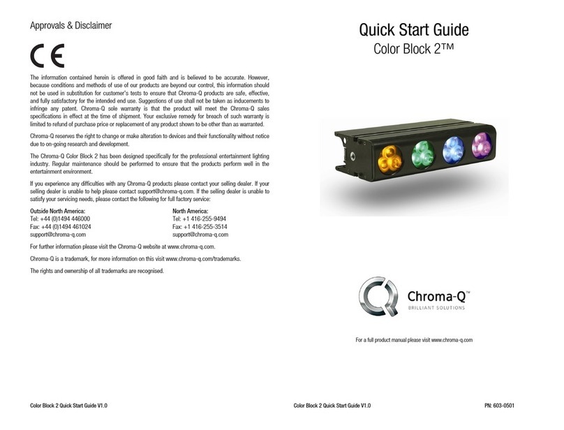 Chroma Color Block 2 User manual