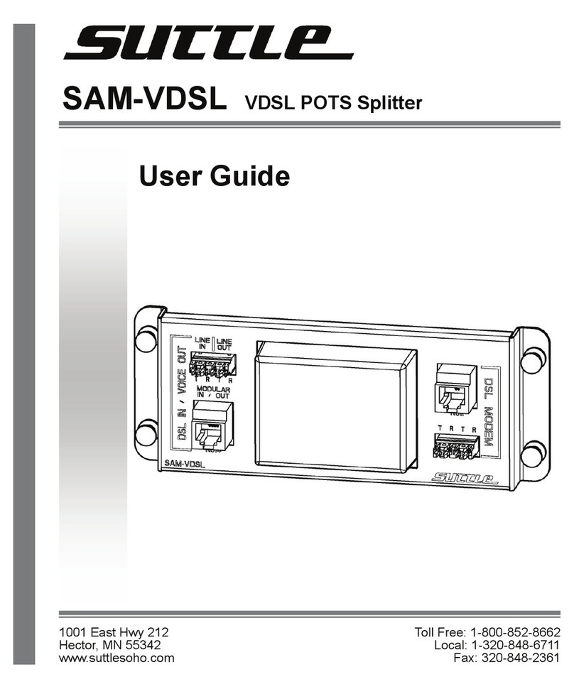 Suttle SAM-VDSL User manual