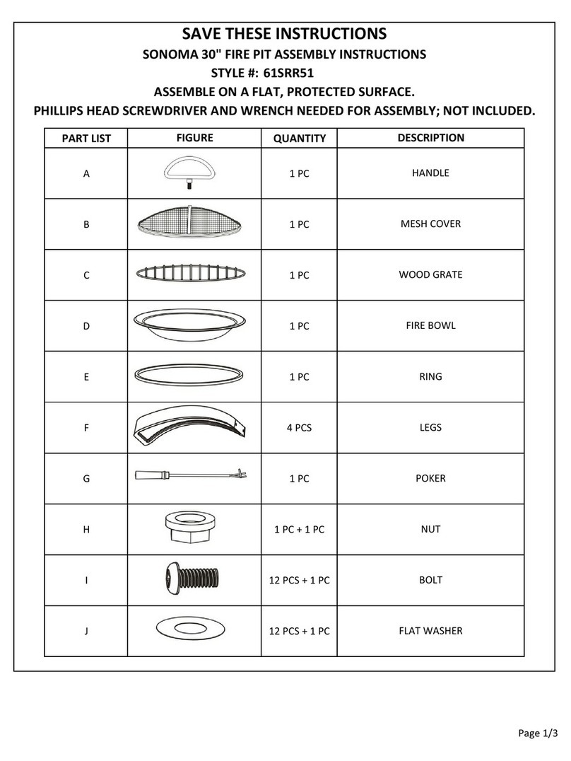 Kohl's 61SRR51 Assembly instructions