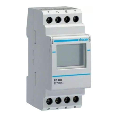hager EG 100 User manual