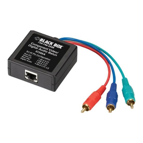 Black Box IC469A User manual