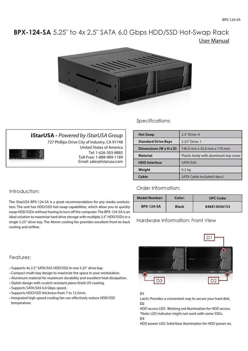 iStarUSA BPX-124-SA user manual