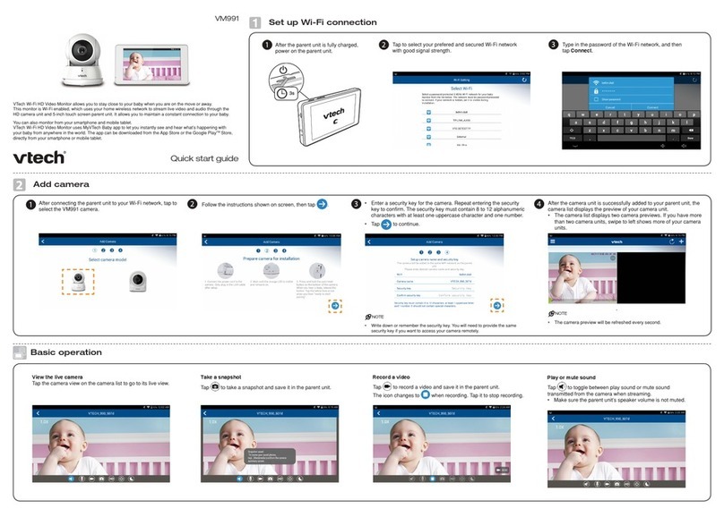V-tech VM991 User manual V-tech VM991 User manual
