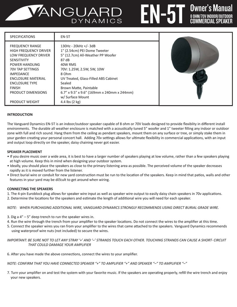 Vanguard EN-5T owner's manual