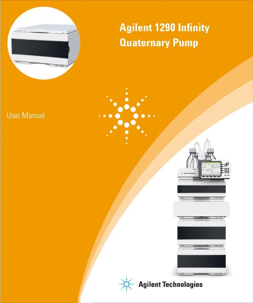 Agilent Technologies 1290 infinity User manual