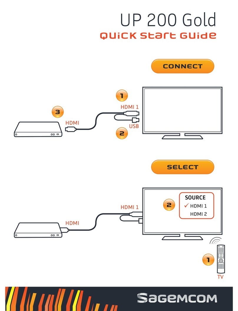 SAGEMCOM UP 200 Gold quick start guide