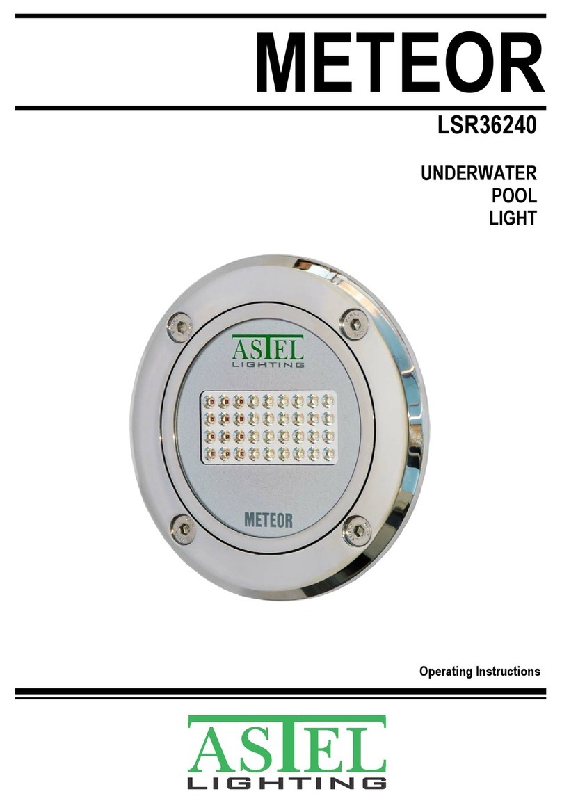 ASTEL LIGHTING METEOR LSR36240 SERIES operating instructions ASTEL LIGHTING METEOR LSR36240 SERIES operating instructions