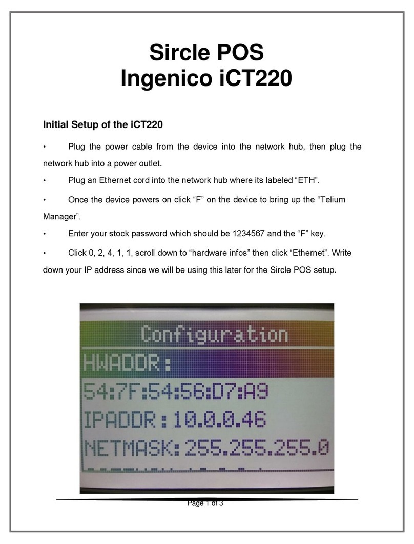 Ingenico iCT220, iCT250 Manual